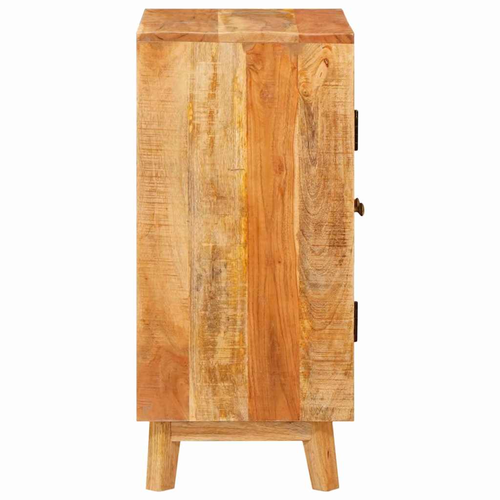 Opbevaringsskabe med dør Brun 55 x 35 x 75 cm Massivt mangotræ