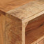 Opbevaringsskabe med dør Brun 110 x 30 x 45 cm Massivt mangotræ