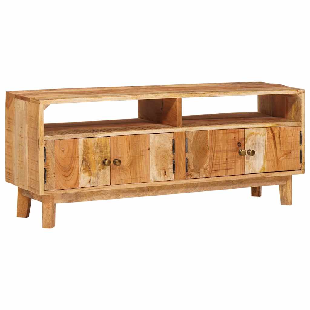 Opbevaringsskabe med dør Brun 110 x 30 x 45 cm Massivt mangotræ