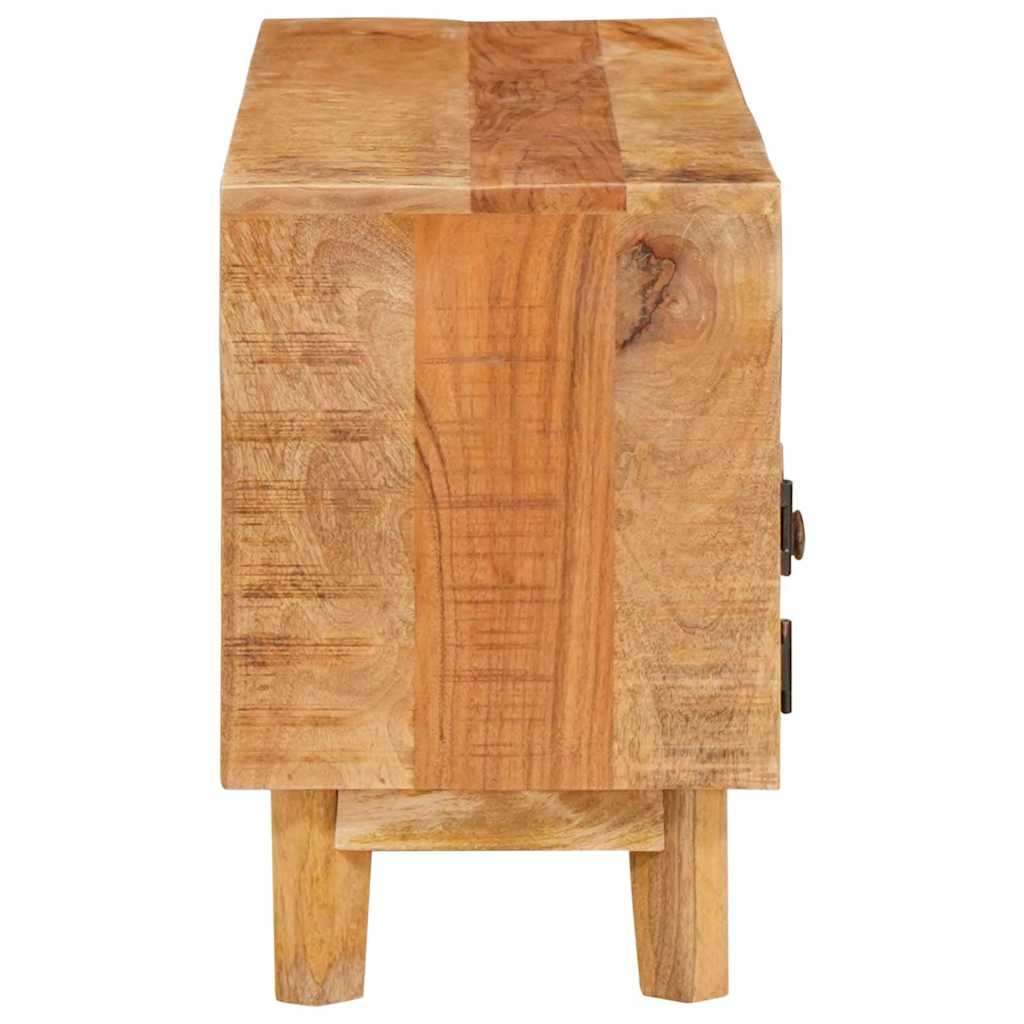Opbevaringsskabe med dør Brun 110 x 30 x 45 cm Massivt mangotræ