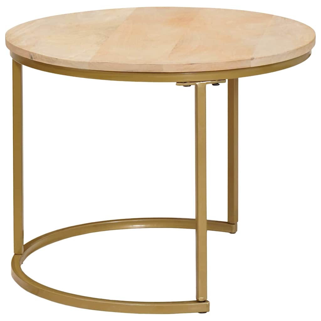 Nesting Kaffeborde 3 stk. Brun 60 x 60 x 45 cm