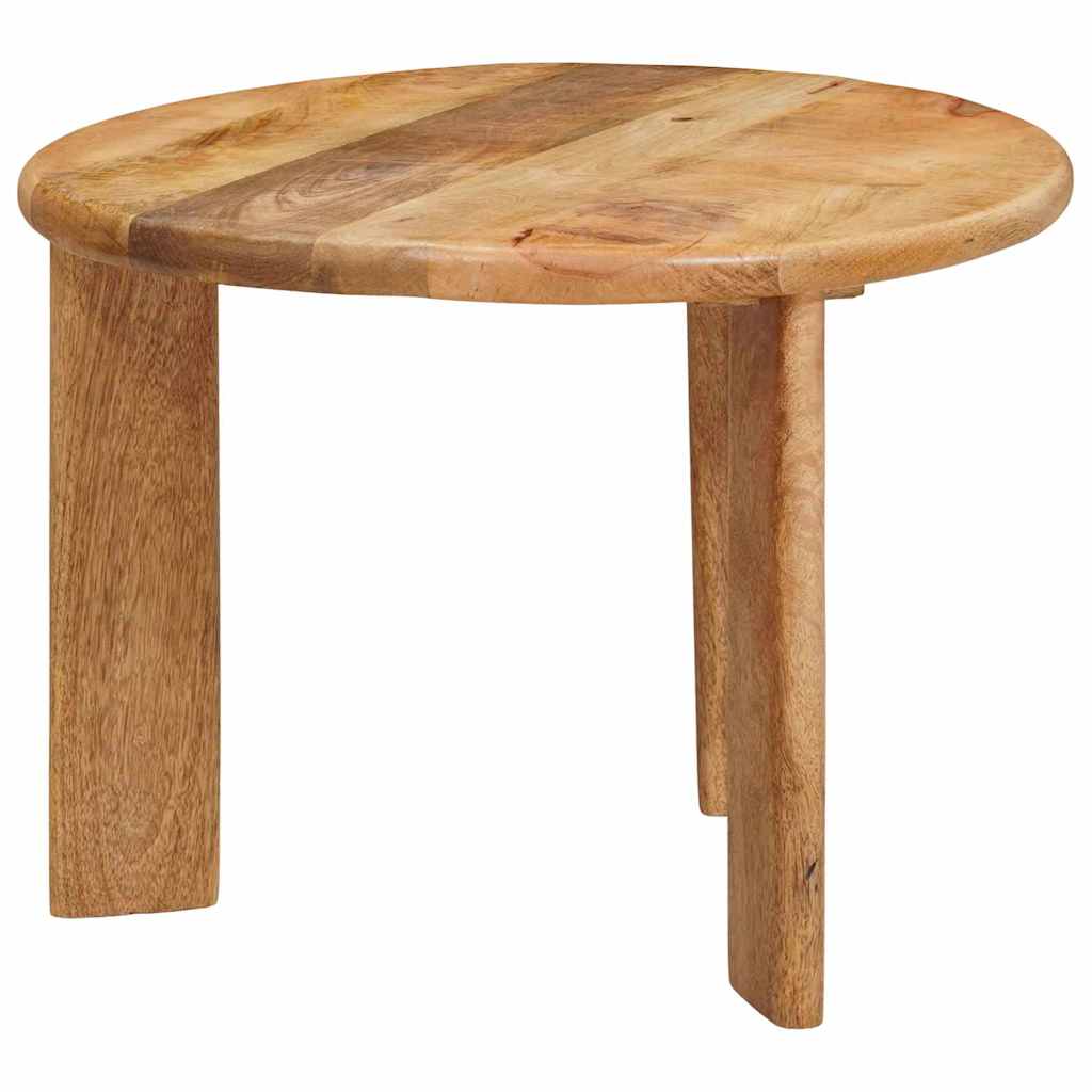 Nesting Kaffeborde 2 stk. Brun Ø 50 x 40 cm Massivt mangotræ