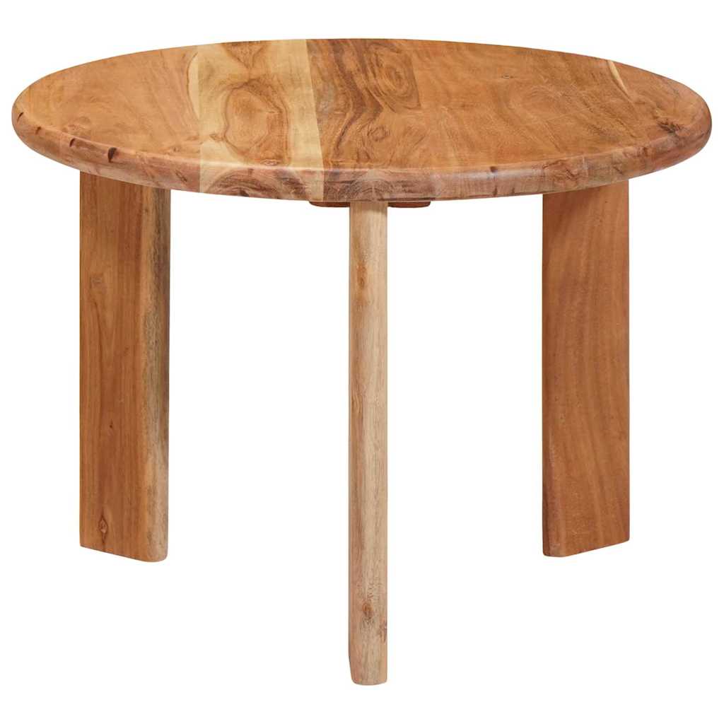 Nesting Kaffeborde 3 stk. Brun Ø 54 x 40 cm Massivt Akacietræ