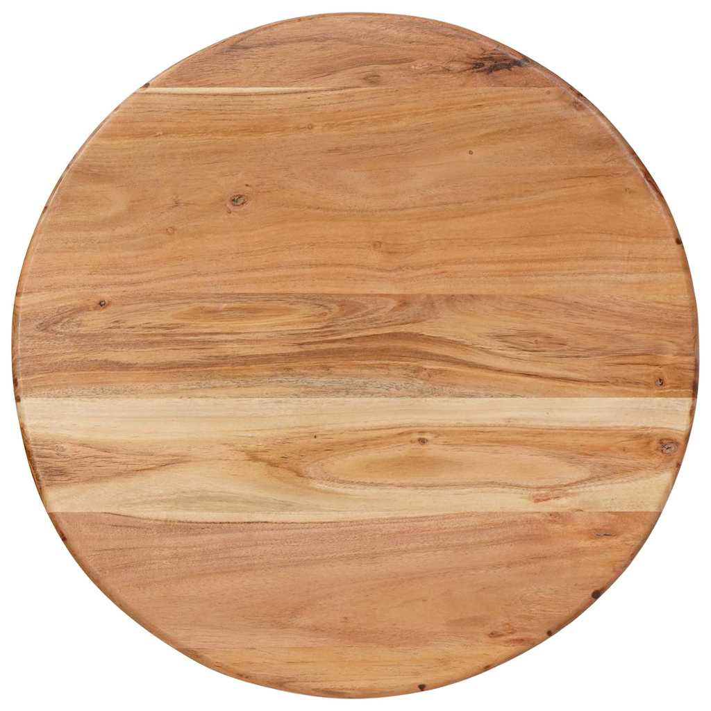 Nesting Kaffeborde 3 stk. Brun Ø 54 x 40 cm Massivt Akacietræ