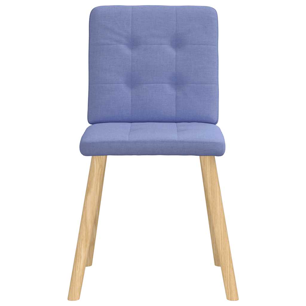 spisebordsstole 2 stk. Jeans blåt stof