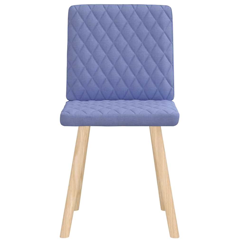 spisebordsstole 2 stk. Jeans blåt stof
