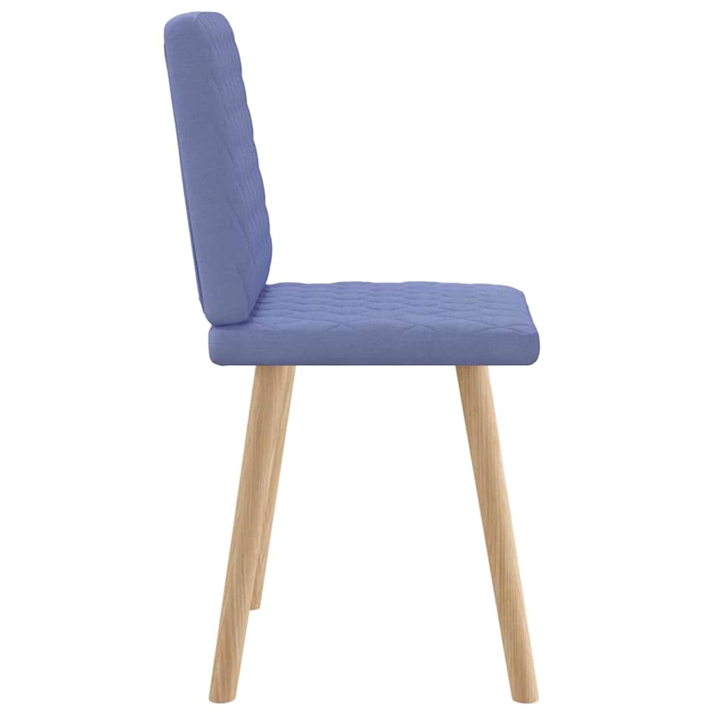 spisebordsstole 2 stk. Jeans blåt stof