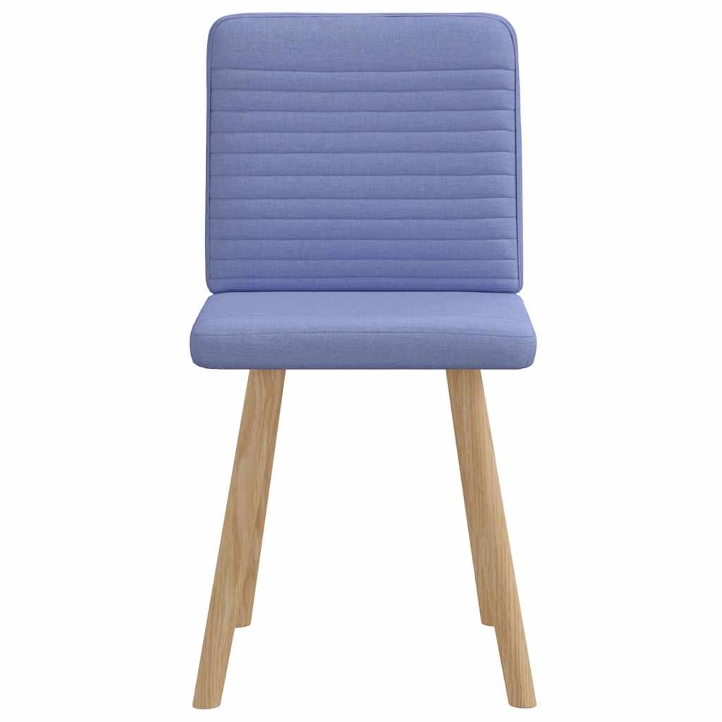 spisebordsstole 2 stk. Jeans blåt stof