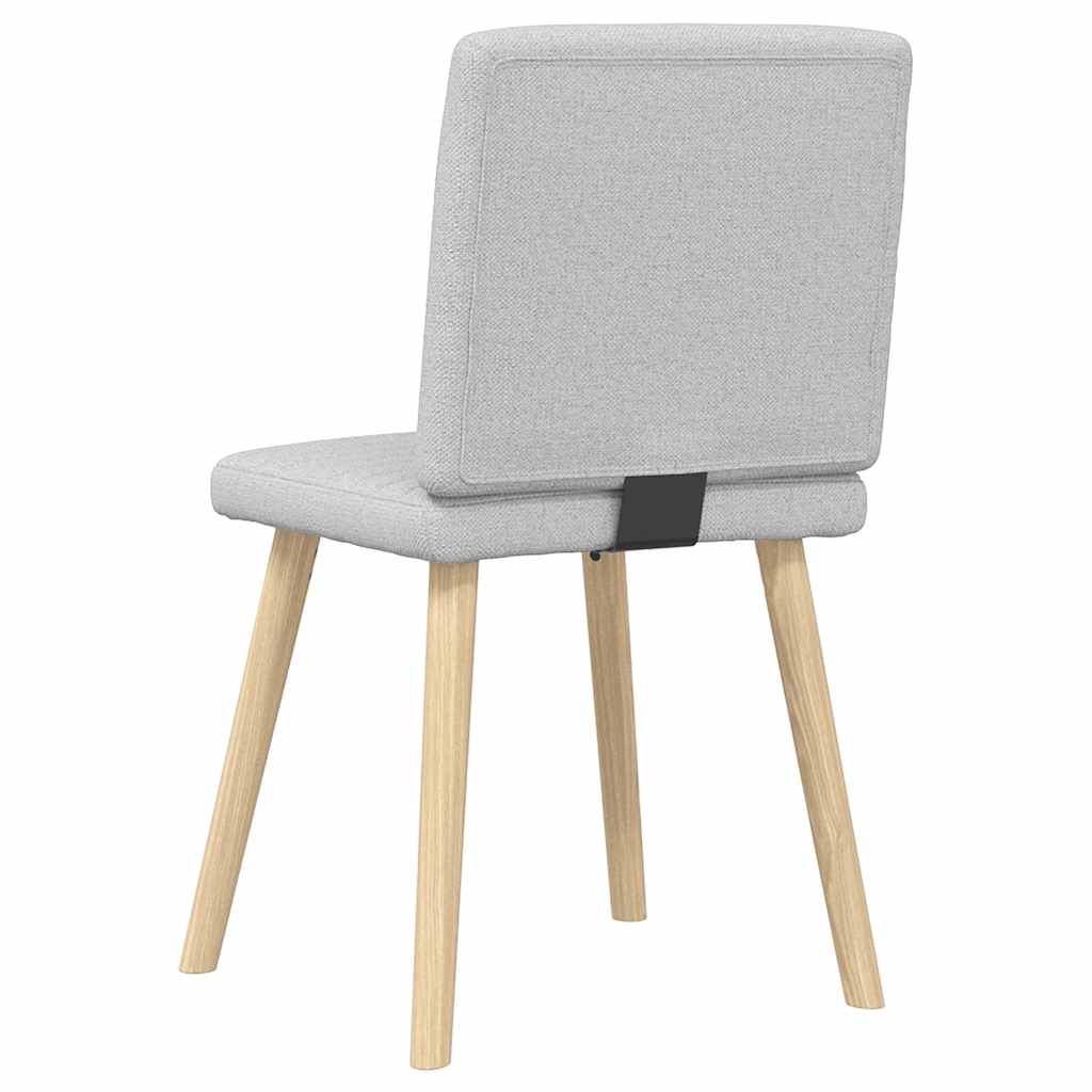 spisebordsstole 2 stk. stof sky grå