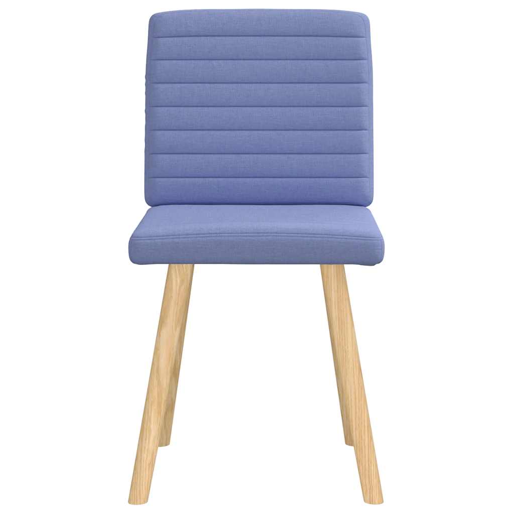spisebordsstole 2 stk. Jeans blåt stof