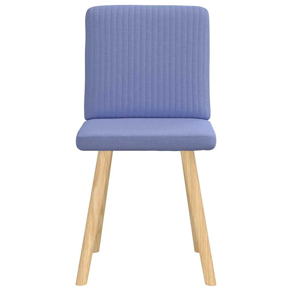 spisebordsstole 2 stk. Jeans blåt stof