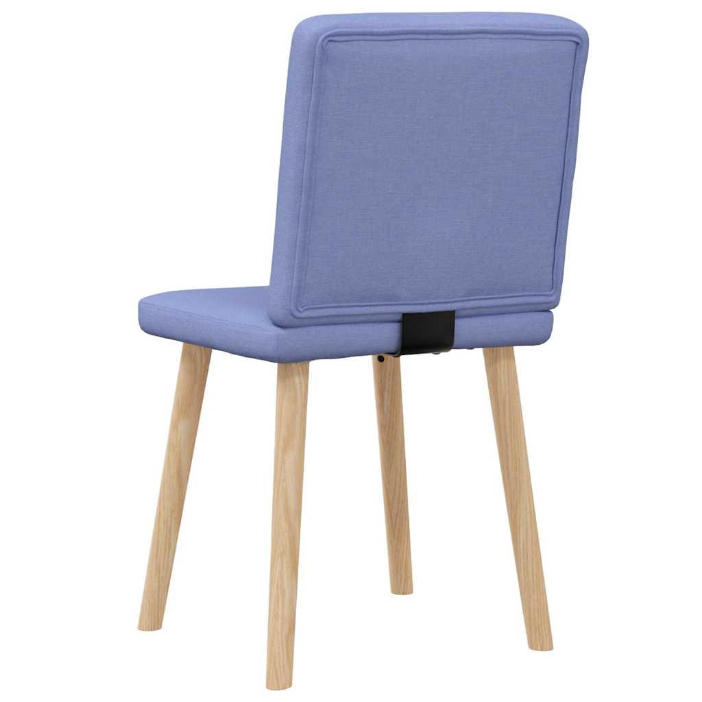 spisebordsstole 2 stk. Jeans blåt stof