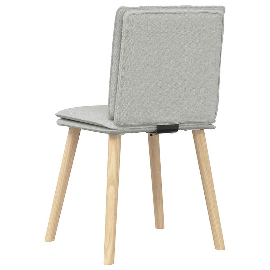 spisebordsstole 2 stk. stof sky grå