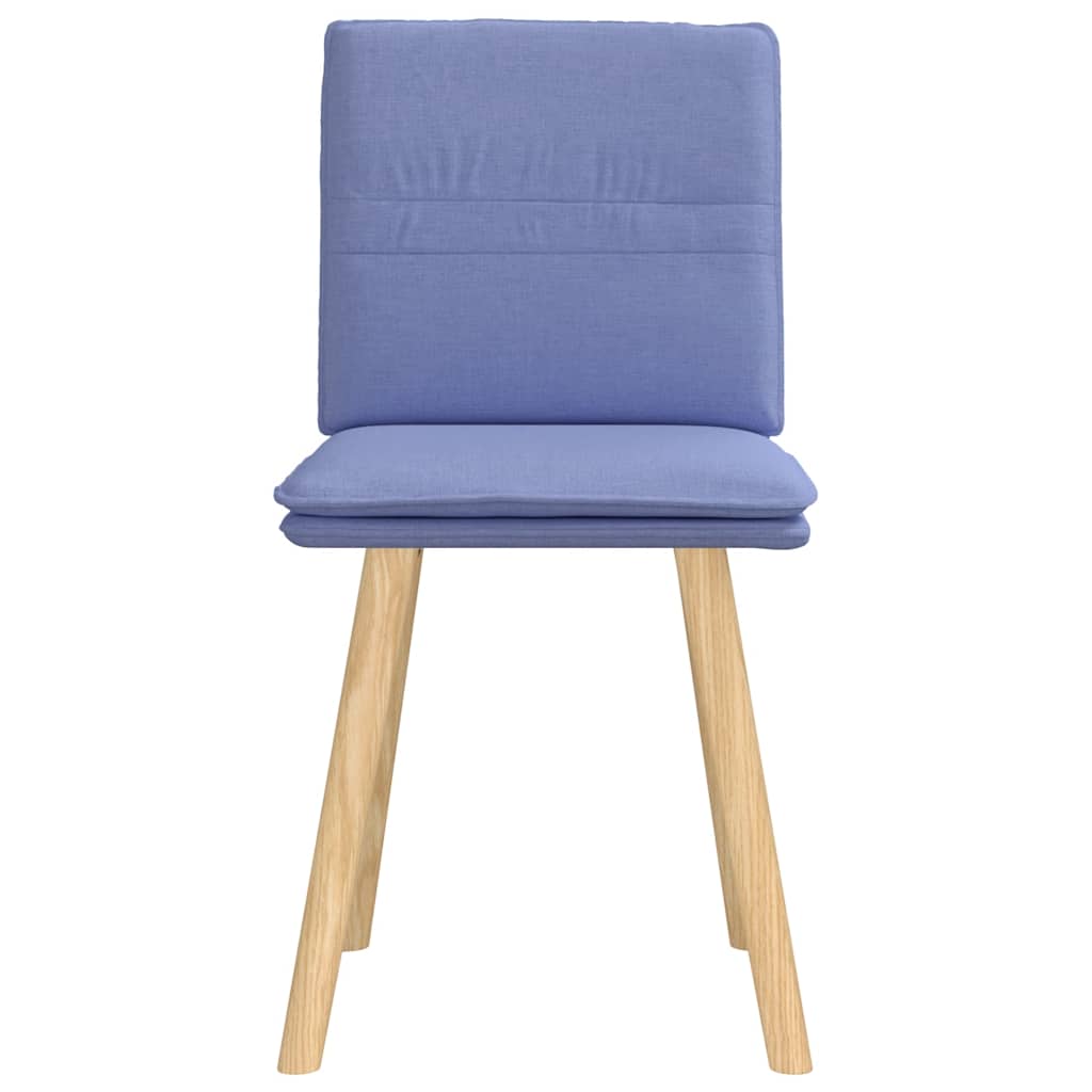 spisebordsstole 2 stk. Jeans blåt stof