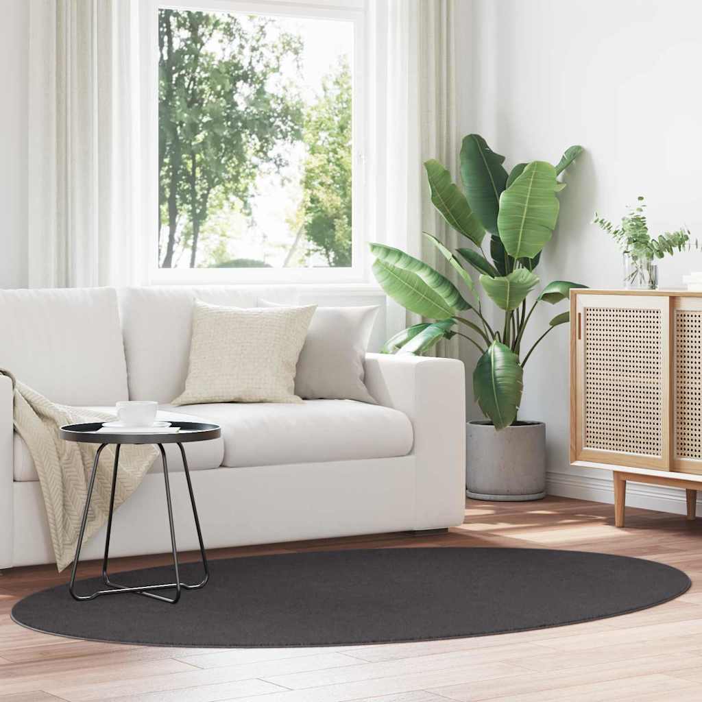 Tæppe HUARTE Antracit 140 x 200 cm 100% polyester