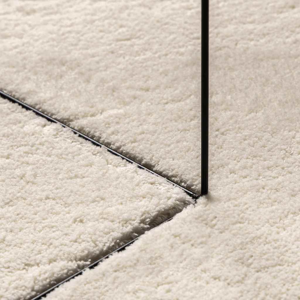 Tæppe HUARTE Beige 80 x 150 cm 100% polyester