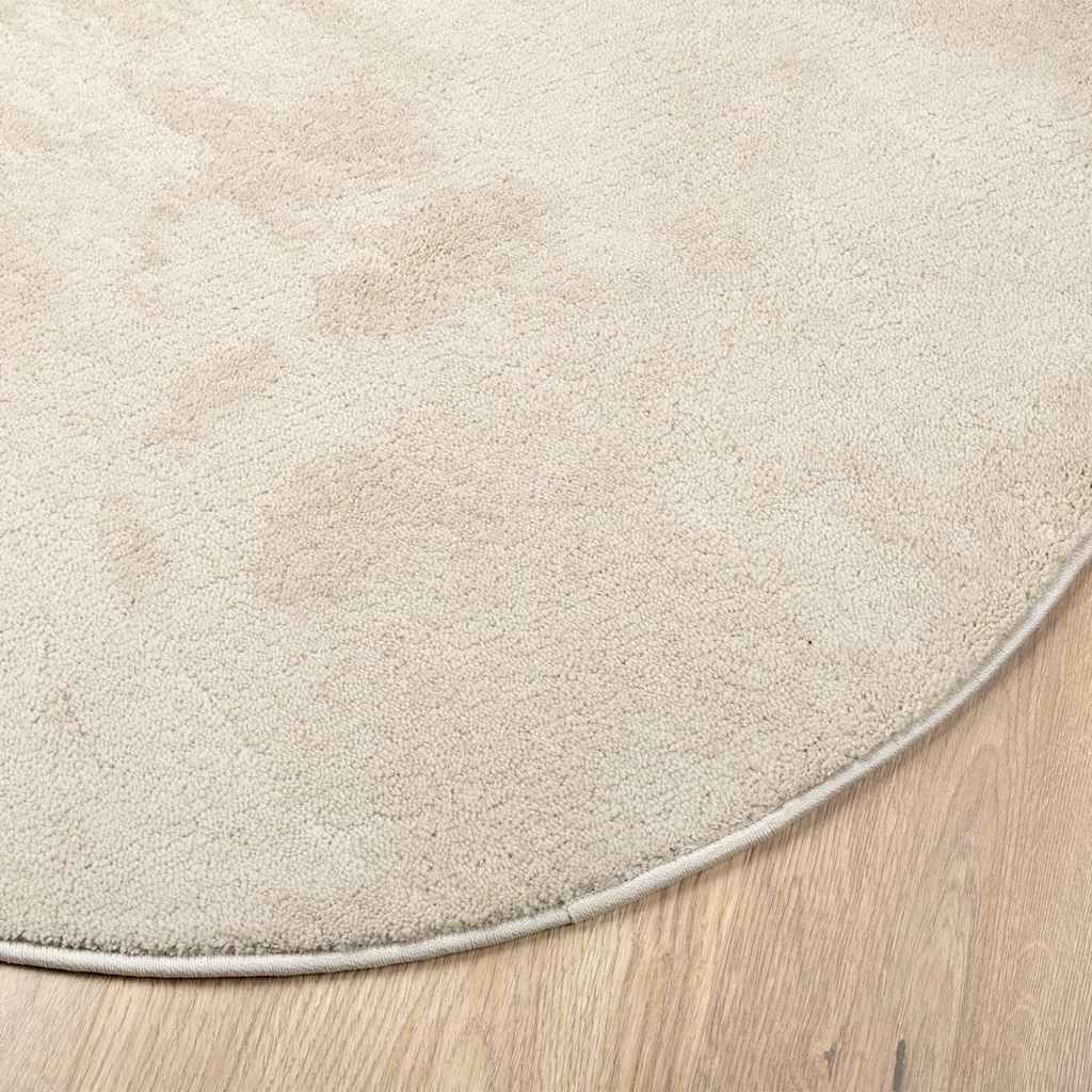Tæppe HUARTE Beige 80 x 150 cm 100% polyester