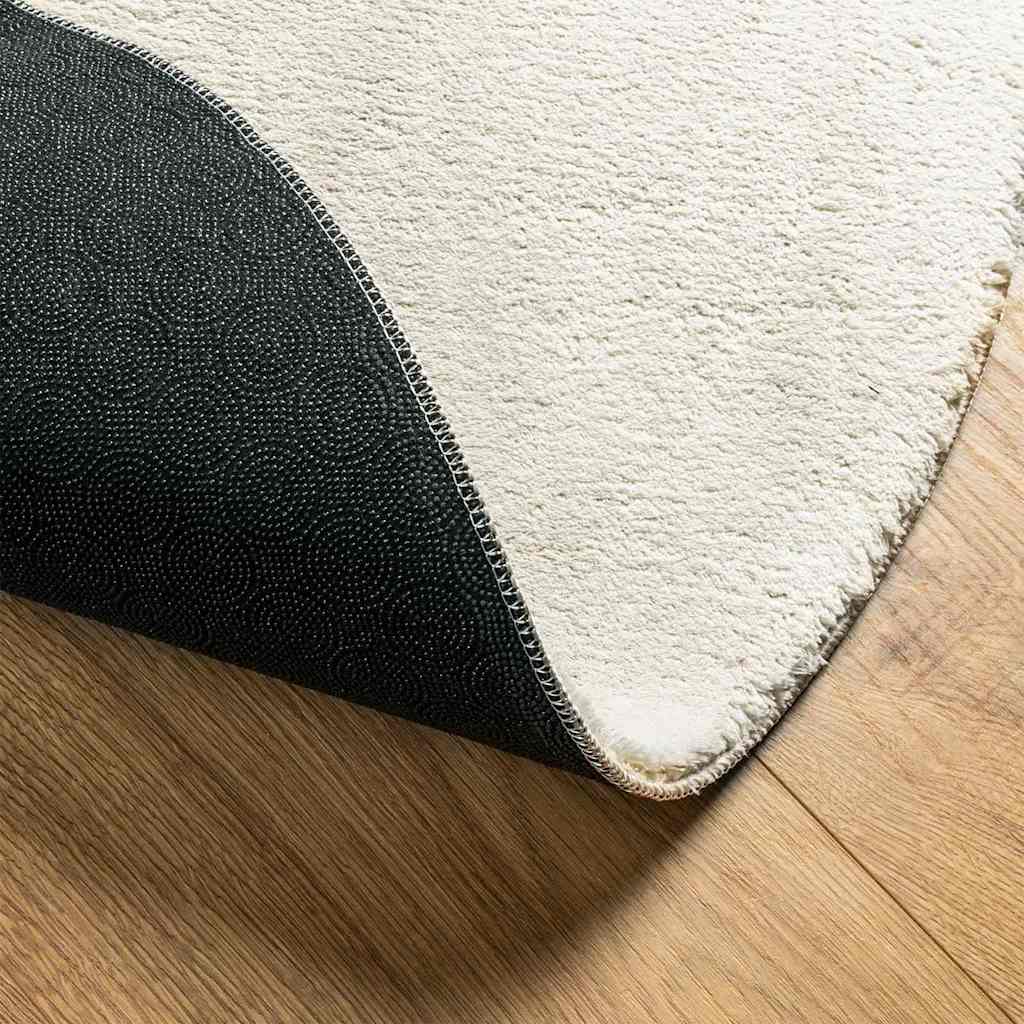 Tæppe HUARTE Cremefarvet 140 x 200 cm 100% polyester