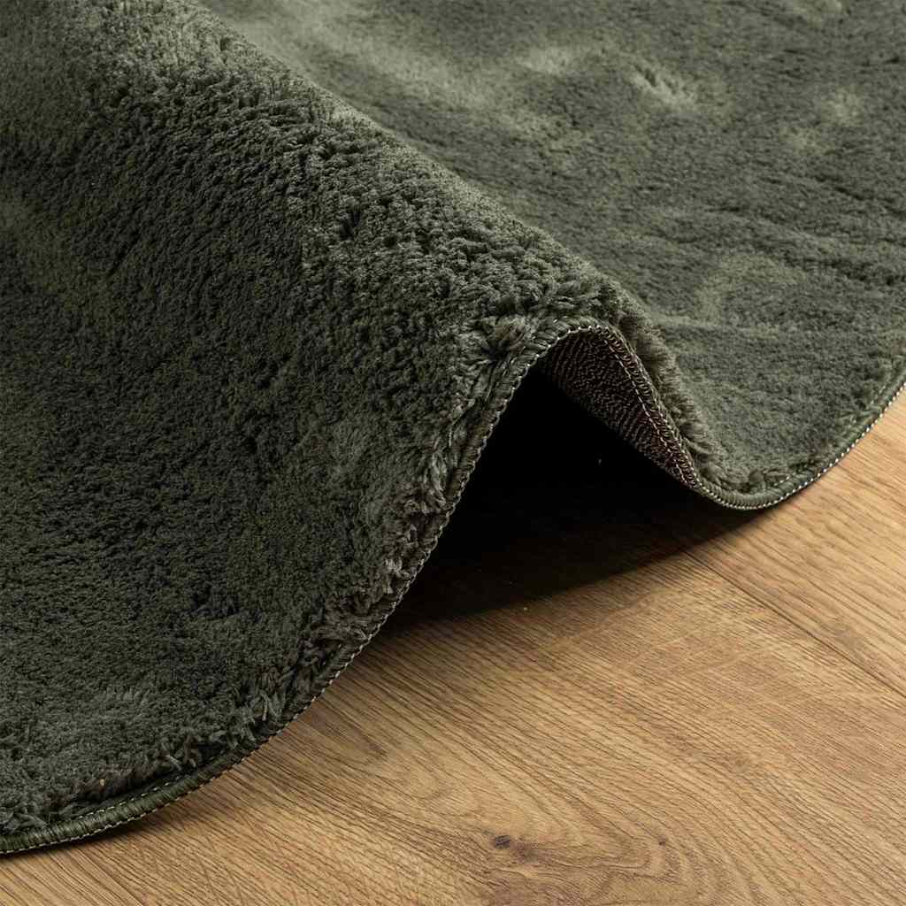 Tæppe HUARTE Skovgrøn 160 x 230 cm 100% polyester