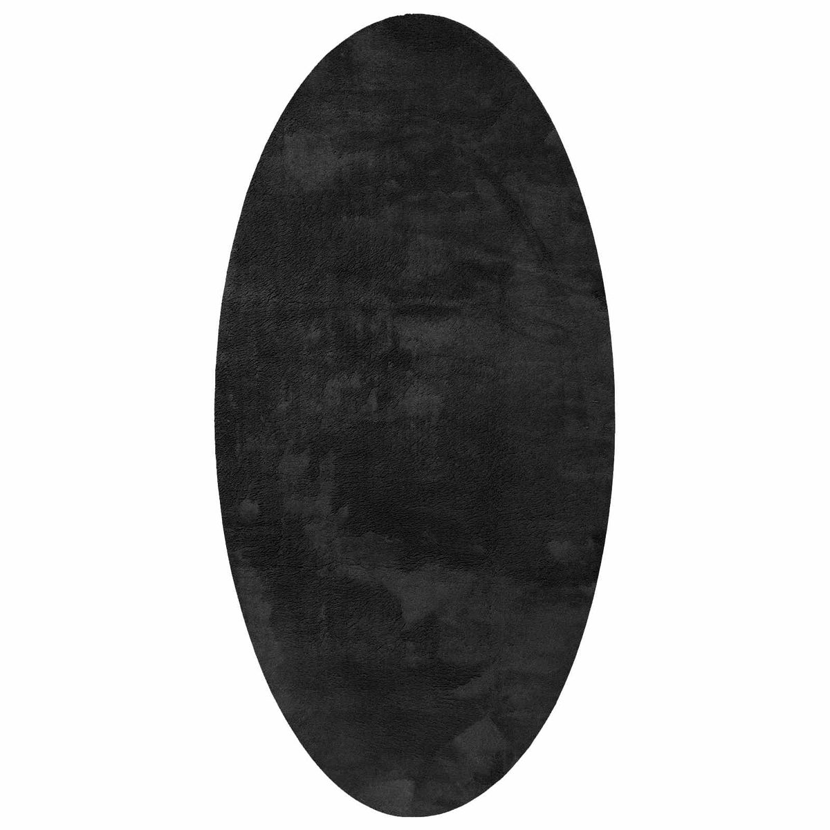 Tæppe HUARTE Sort 100 x 200 cm 100% polyester