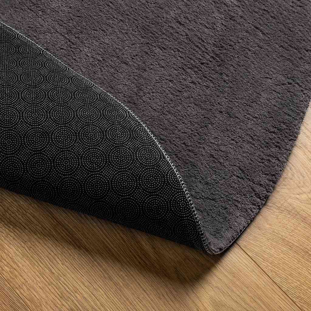 Tæppe HUARTE Antracit 120 x 170 cm Polyester