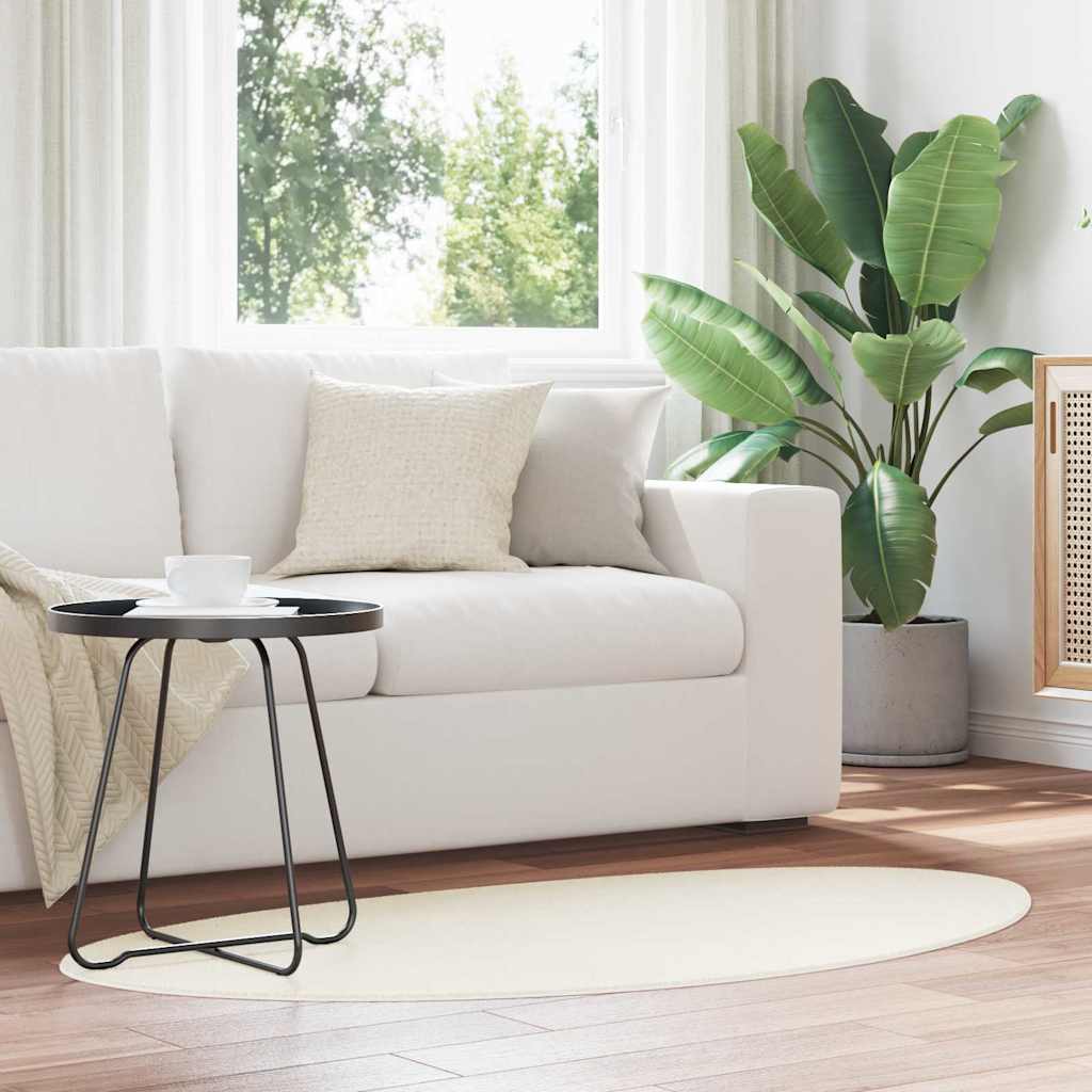 Tæppe HUARTE Cremefarvet 160 x 230 cm Polyester