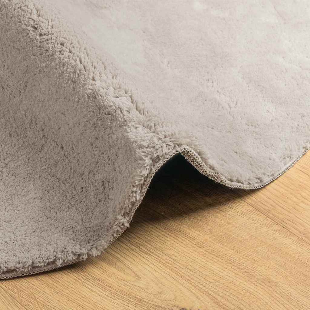 Tæppe HUARTE Sandfarvet 80 x 150 cm Polyester