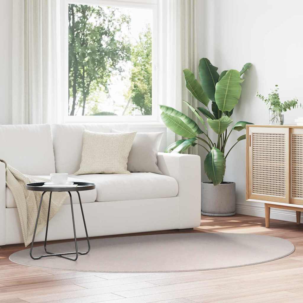 Tæppe HUARTE Sandfarvet 140 x 200 cm Polyester