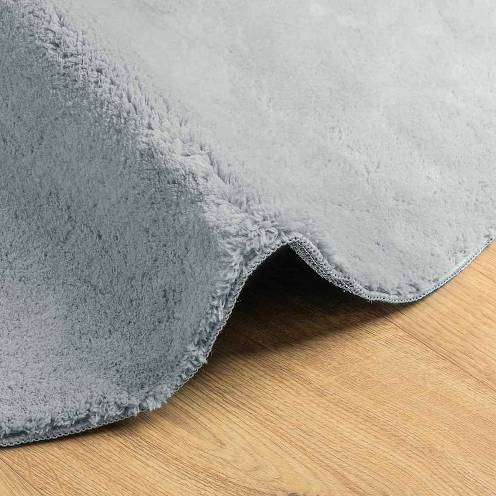 Tæppe HUARTE Grå 120 x 170 cm Polyester