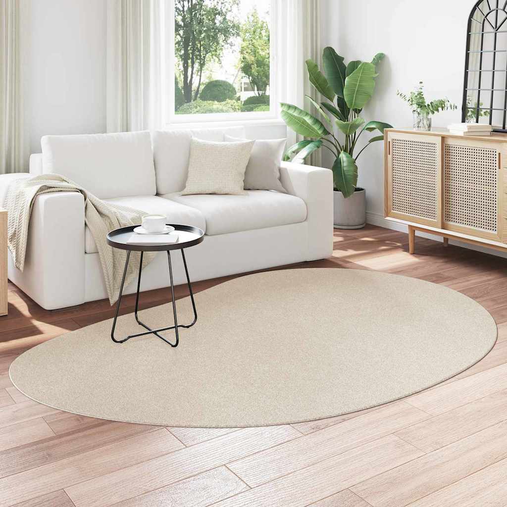 Tæppe HUARTE Beige 160 x 230 cm Polyester