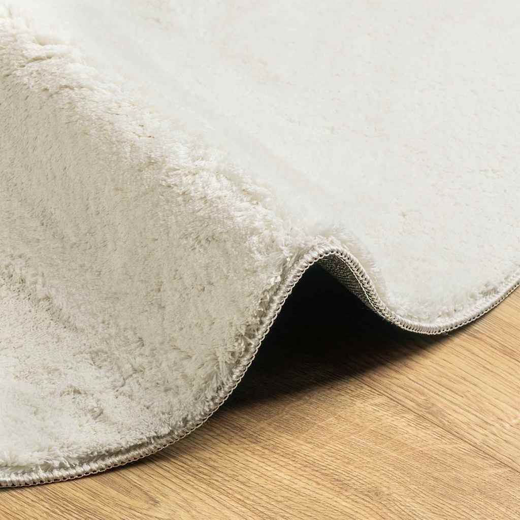 Tæppe HUARTE Cremefarvet 120 x 170 cm Polyester