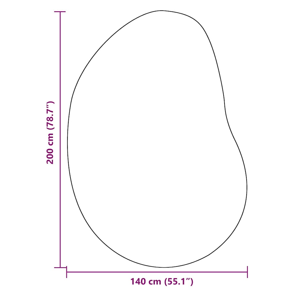 Tæppe HUARTE Cremefarvet 140 x 200 cm Polyester