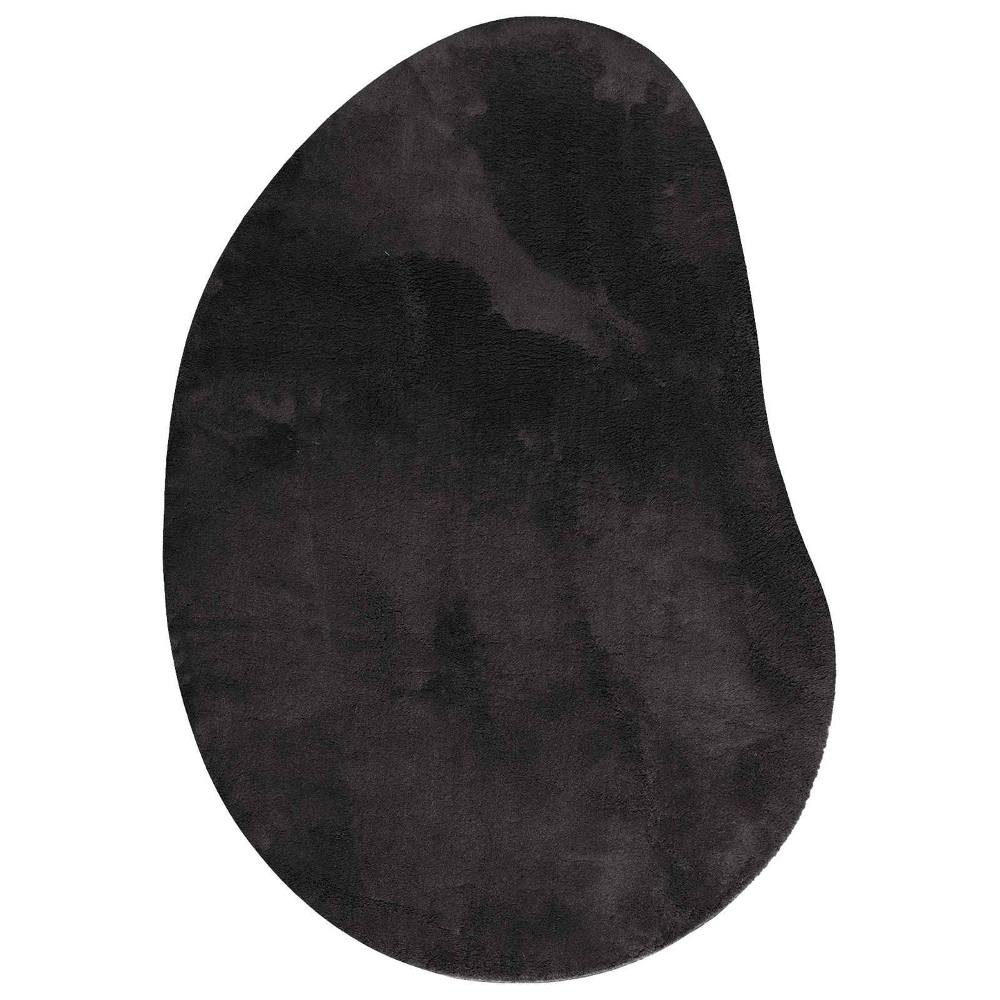 Tæppe HUARTE Sort 80 x 150 cm Polyester