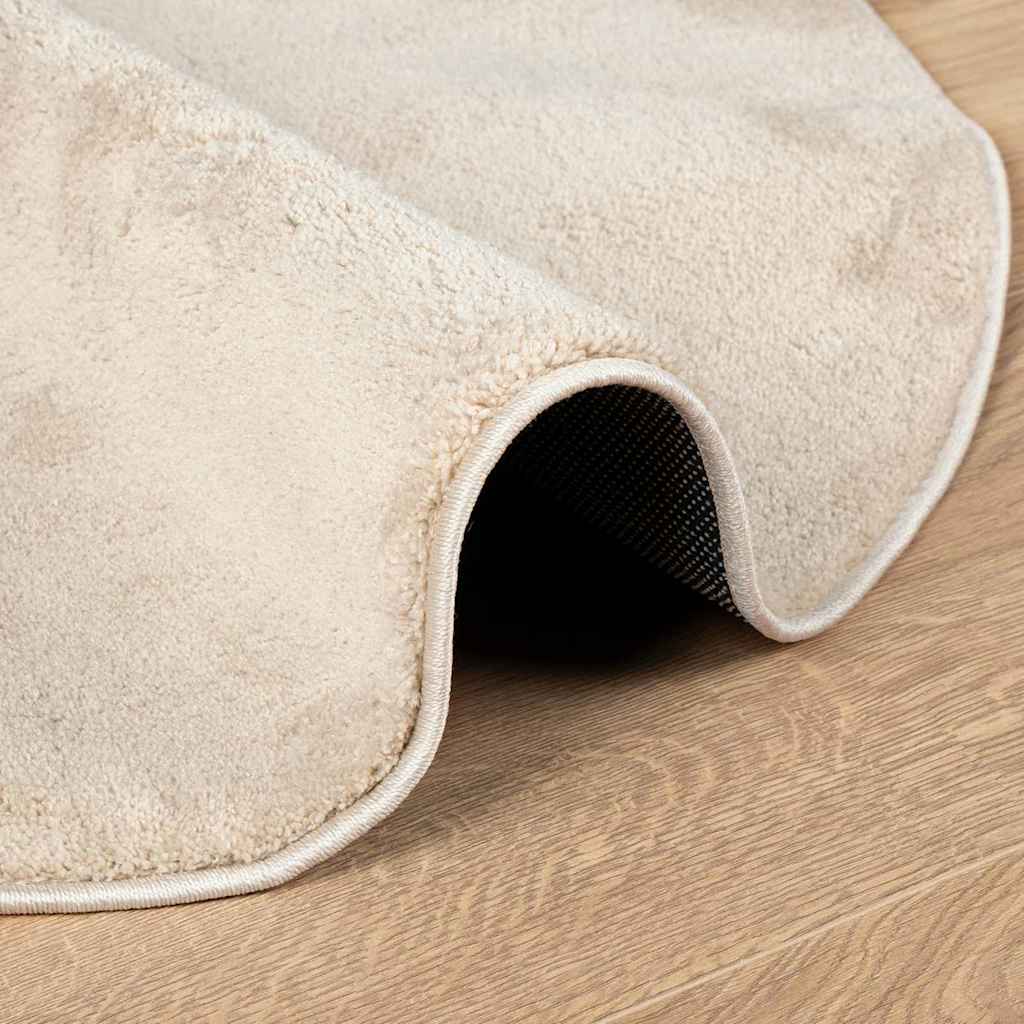 Tæppe HUARTE Beige 120 x 170 cm Polyester