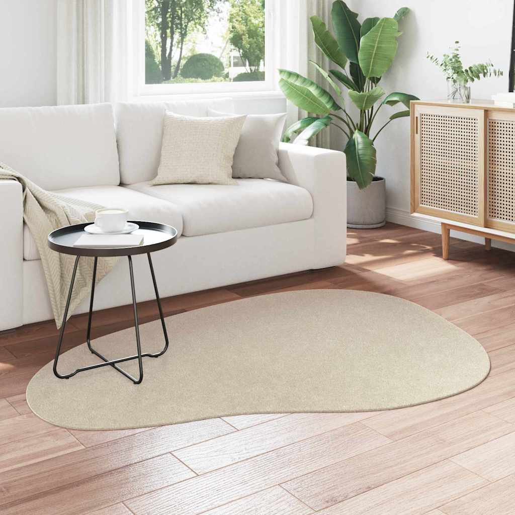 Tæppe HUARTE Beige 120 x 170 cm Polyester