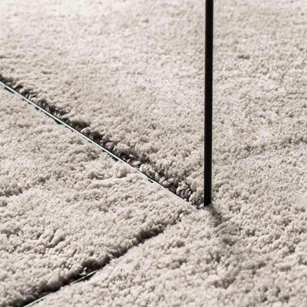 Tæppe HUARTE Sandfarvet 140 x 200 cm Polyester