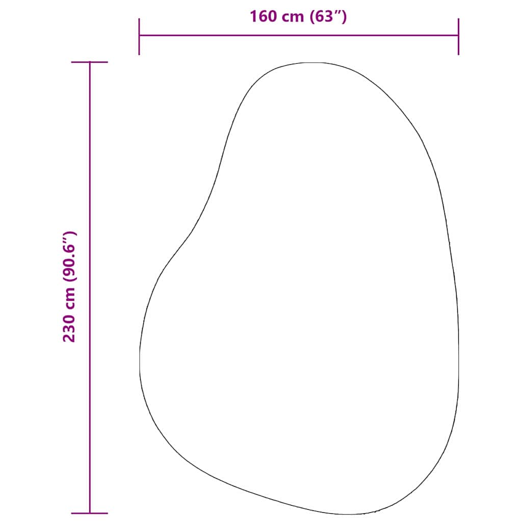 Tæppe HUARTE Sandfarvet 160 x 230 cm Polyester