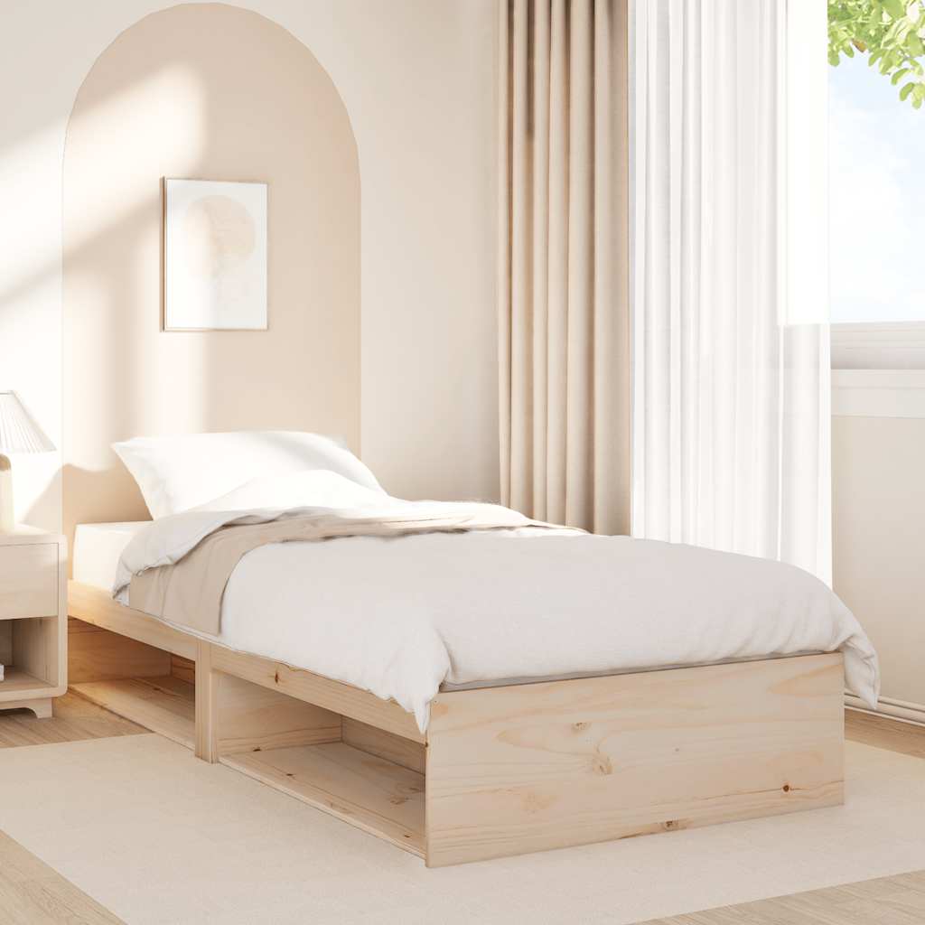daybed uden madras 90x190 cm massivt fyrretræ