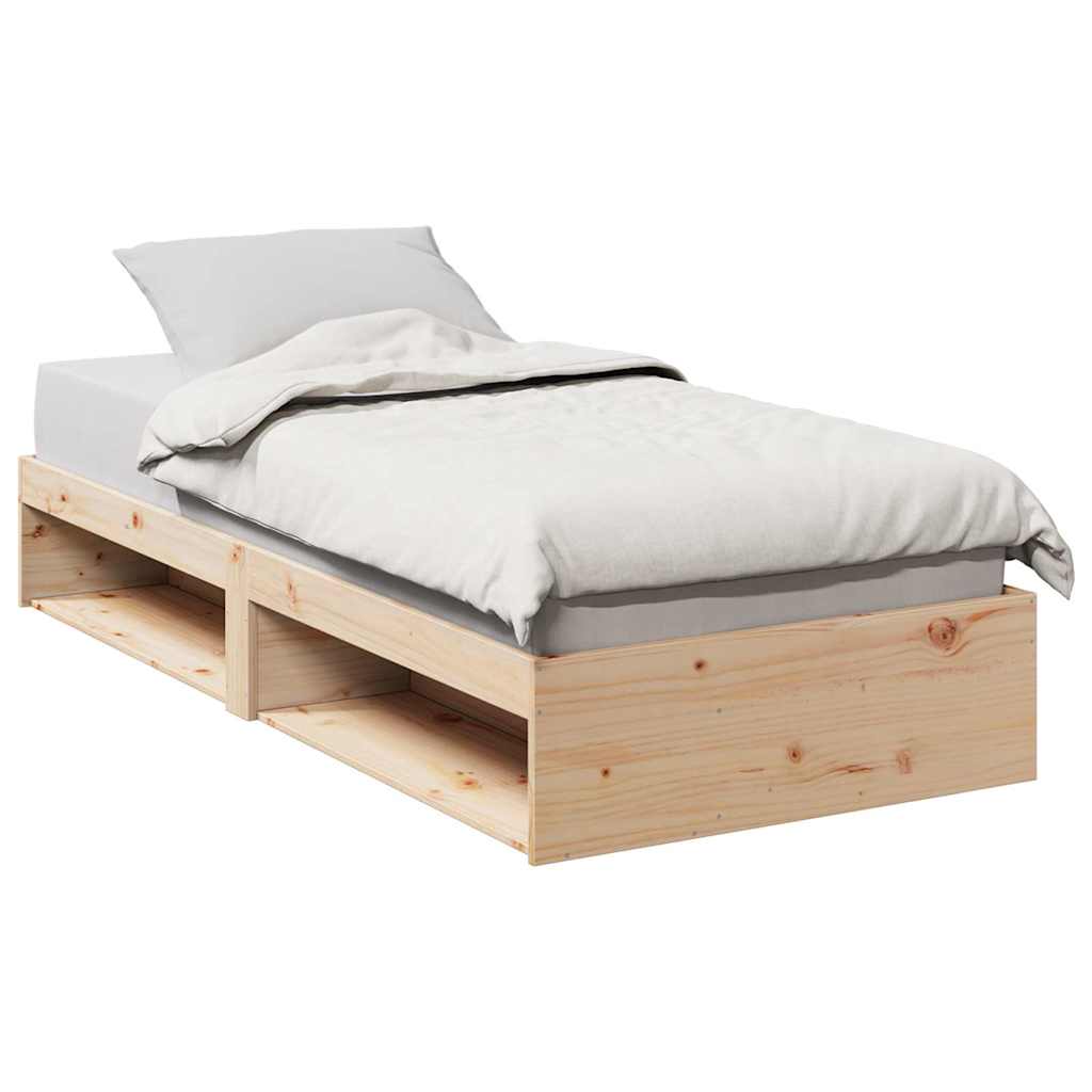 daybed uden madras 90x190 cm massivt fyrretræ
