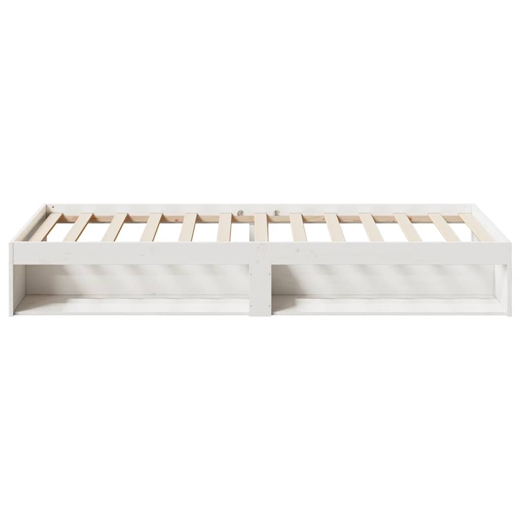 daybed uden madras 90x190 cm massivt fyrretræ hvid