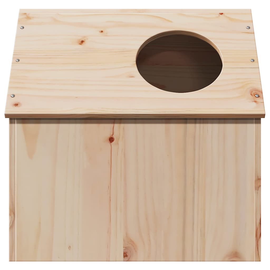 kattehus 41x50x50 cm massivt fyrretræ