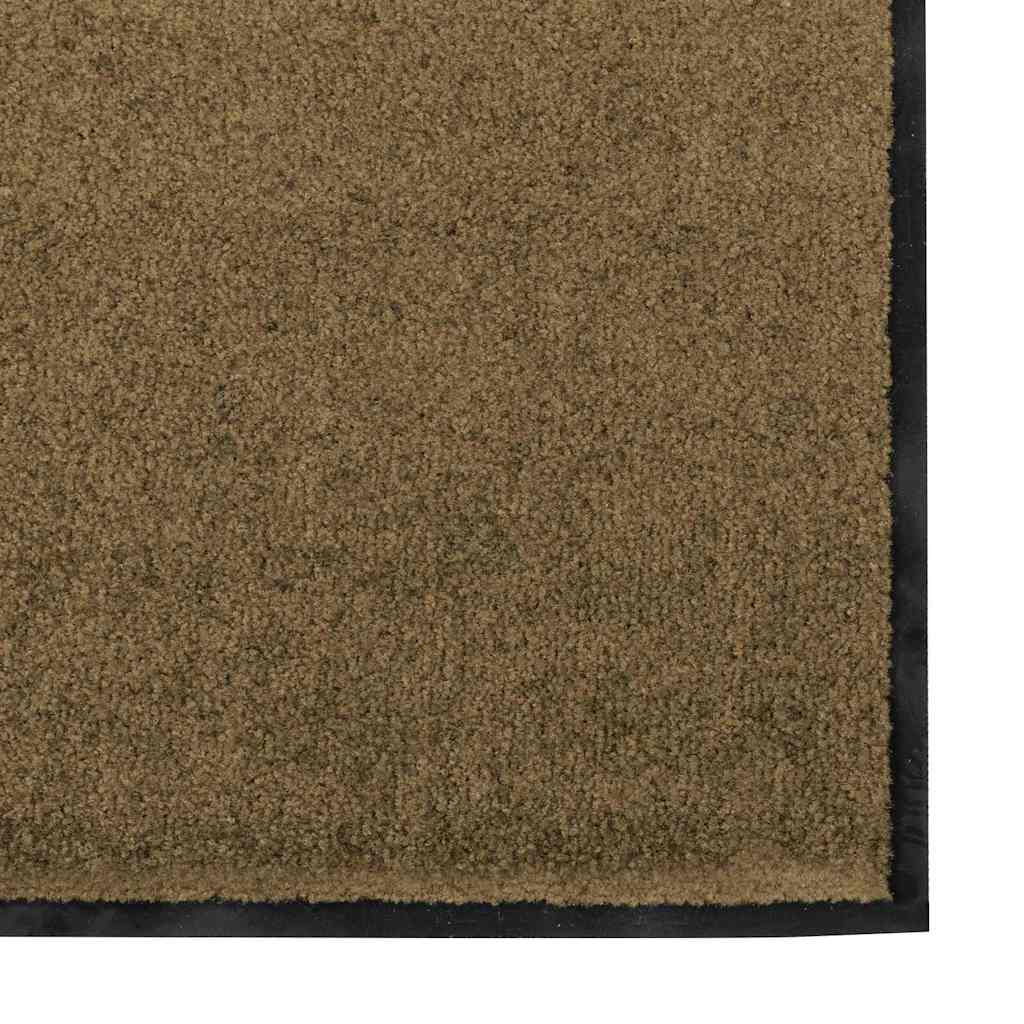 Dørmåtte Brun og sort 120 x 300 cm 100% polyamid