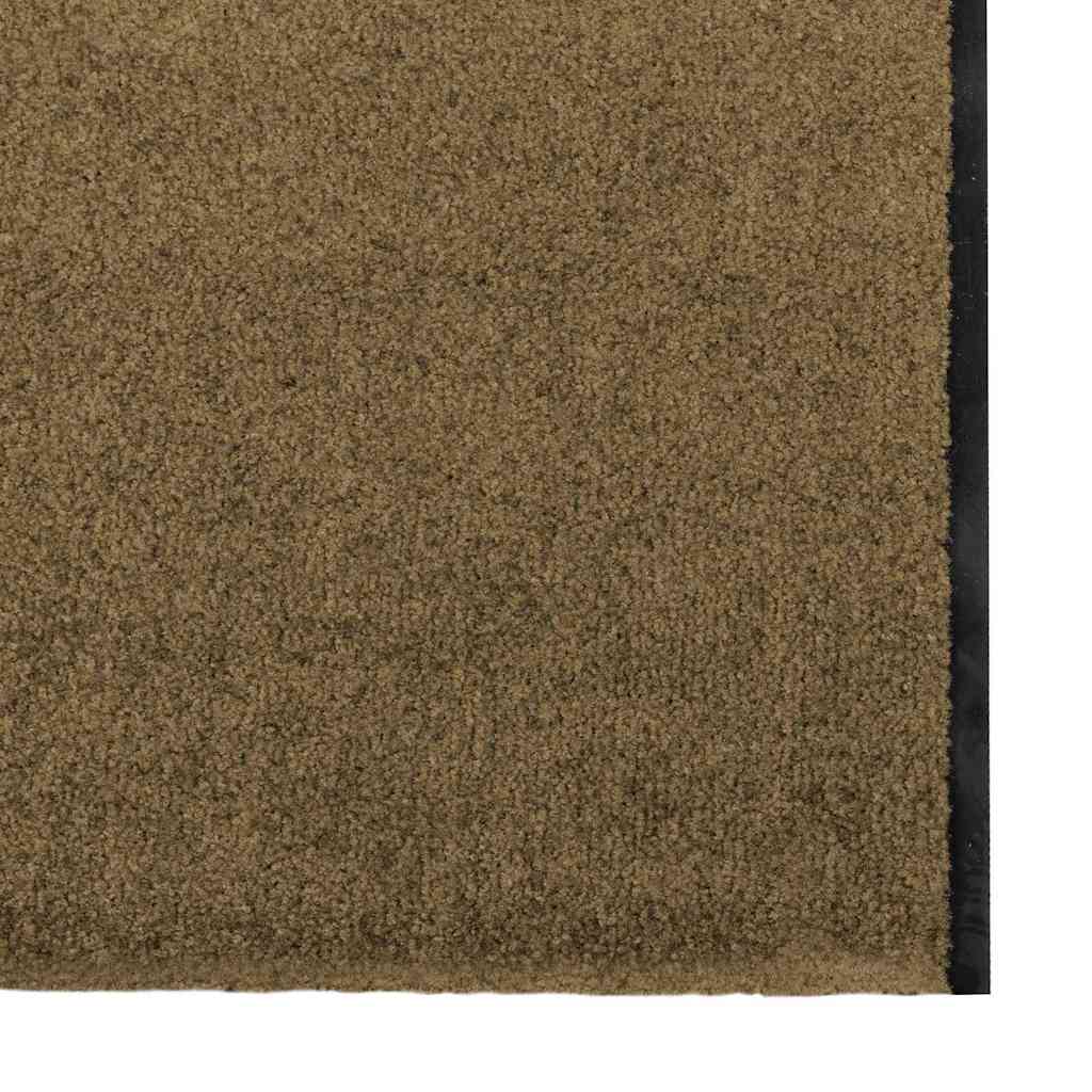 Dørmåtte Brun og sort 120 x 400 cm 100% polyamid