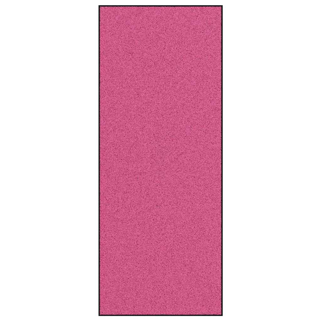 Dørmåtte Pink og Sort 120 x 300 cm 100% polyamid
