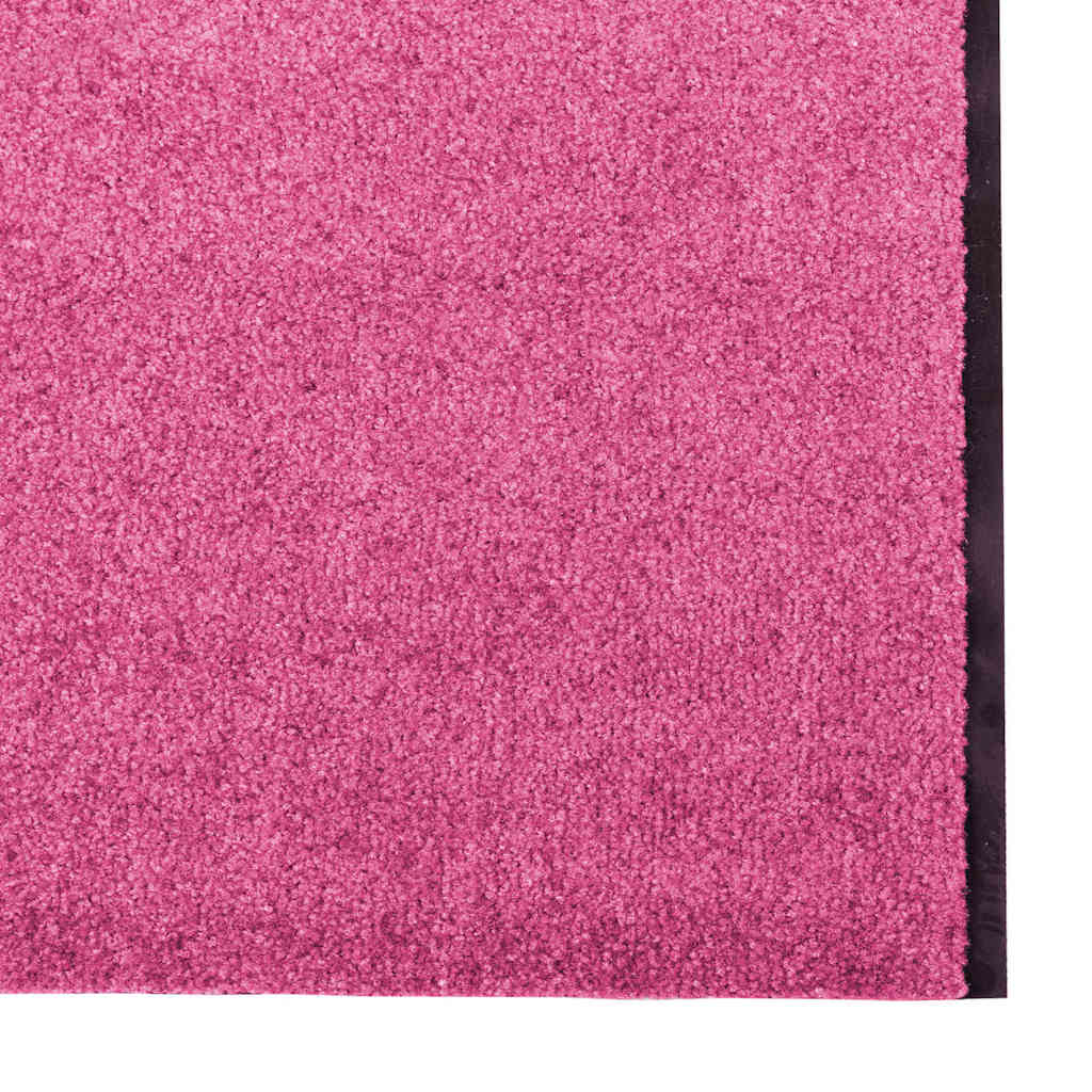 Dørmåtte Pink og Sort 120 x 400 cm 100% polyamid