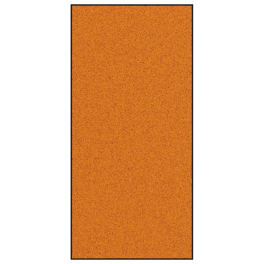 Dørmåtte Orange og Sort 120 x 250 cm 100% polyamid