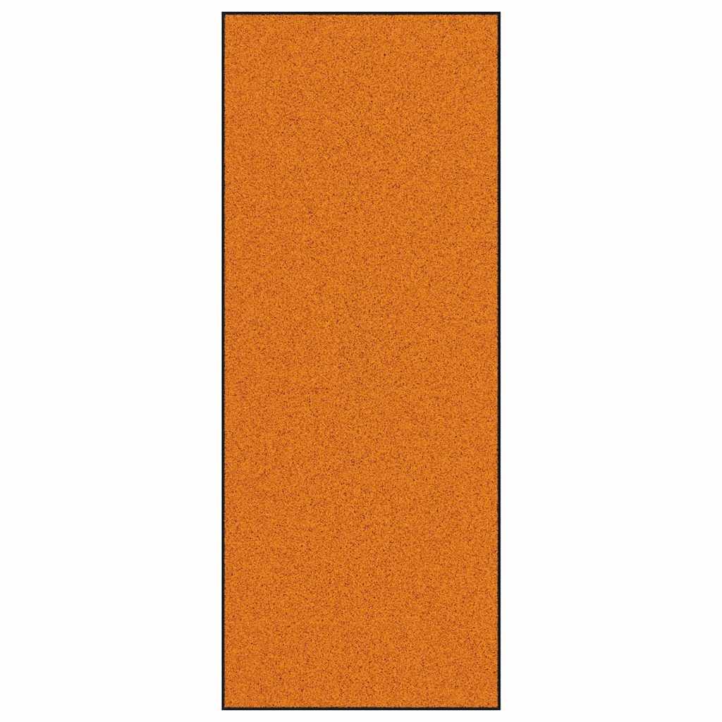Dørmåtte Orange og Sort 120 x 300 cm 100% polyamid