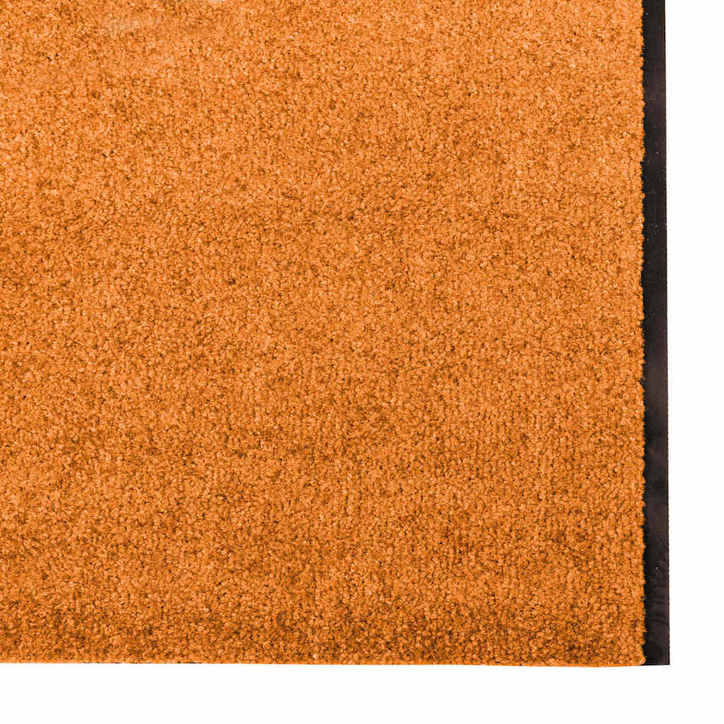 Dørmåtte Orange og Sort 120 x 400 cm 100% polyamid