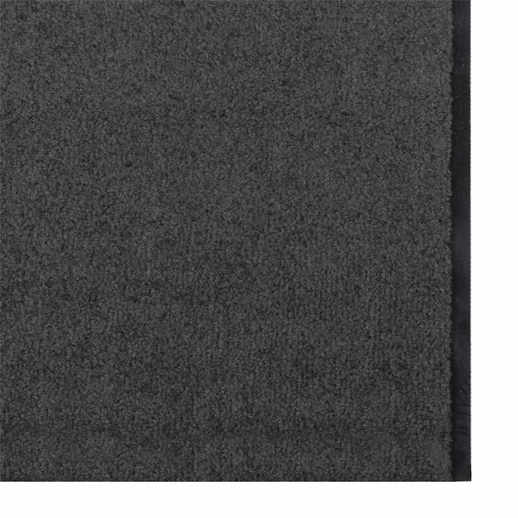 Dørmåtte Anthracit og sort 120 x 400 cm 100% polyamid