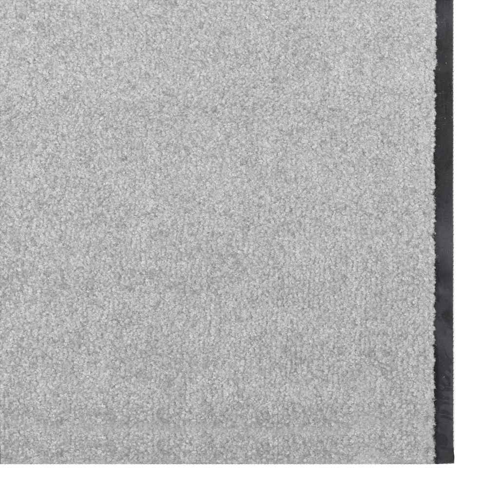 Dørmåtte Grå og sort 120 x 350 cm 100% polyamid